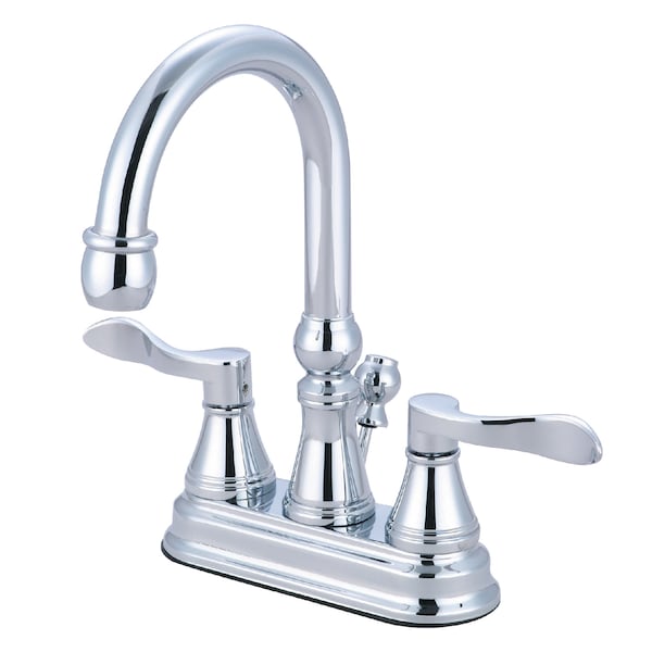 4" Centerset Bathroom Faucet, Chrome